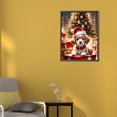 thumbnail image 2 of 5D DIY Kit Perro Navidad Del 30x40cm, 2 of 9