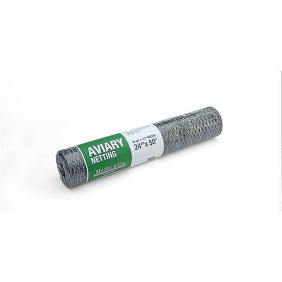 Mazeland  24 x 0.5 in. x 50 ft. 20 Gauge Aviary Netting