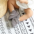 thumbnail image 5 of Otqutp Little Boys Fashion Sneakers Baby Boys Girls Cozy Booties Stay On Slippers Non Slip Soft Sock Shoes Toddler Crib Birthday Shower Gift(Gray,6-12 month), 5 of 8