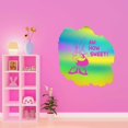 thumbnail image 3 of Aw How Sweet Cute Cartoon Girly Duck Vinyl Wall Design Wall Art Sticker Designs Vinyl Stickers For Home House Walls Rooms Windows Bedroom Decoration Size (20x20 inch), 3 of 3