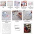 thumbnail image 3 of Paint by Numbers Kit for Adults, Skeletons Embrace Vibrant Coats Paint by Numbers, Easy Paint by Numbers Kit for Adults Beginner, DIY Adult Paint by Number Kits on Canvas, Home Decor, 3 of 7