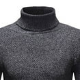 thumbnail image 5 of Awdenio Sweaters for Men Turtleneck Sweater Slim Fit Casual Sweater for Men Long Sleeve Pullover Thermal Sweater, 5 of 6