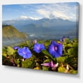 thumbnail image 2 of Stunning Mountain Terrain with Flowers - Landscape Canvas Art Print, 2 of 4