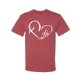 thumbnail image 2 of Wild Bobby Heart Made Of Faith Inspirational/Christian Men Graphic Tee, Vintage Heather Red, 5X-Large, 2 of 5
