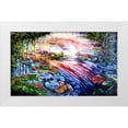 thumbnail image 1 of Kovacs, Anna Brigite 32x21 White Modern Wood Framed Museum Art Print Titled - Watter Mirror with Watter Lillies, 1 of 4