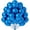 60pcs Chrome blue, variant on 60pcs 12inch chrome blue latex balloons Wedding Children's Birthday Party Easter Graduation Party Decorated baby shower latex balloons