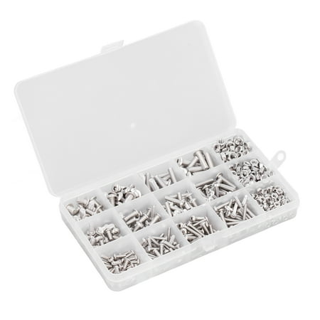 

Screw Nut Set Hex Socket Screws Nuts Boxed Portable Professional Industrial For Instrument For Electronic Products For Accurate Machinery