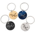 thumbnail image 4 of 4Pcs Round-shaped Pet Name Tags Stainless Steel Pet Collars Cat Tags Puppy Tags, 4 of 8