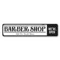 thumbnail image 2 of Vintage Barber Shop Novelty Decor, Metal Wall Sign - 4x18 Inches, 2 of 4