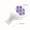 Purple, variant on Portable Jade Roller Massager - Natural Jade Facial Roller for Stress Relief, Skin Care, and Lymphatic Drainage - Handheld Beauty Tool for Face, Eyes, and Neck
