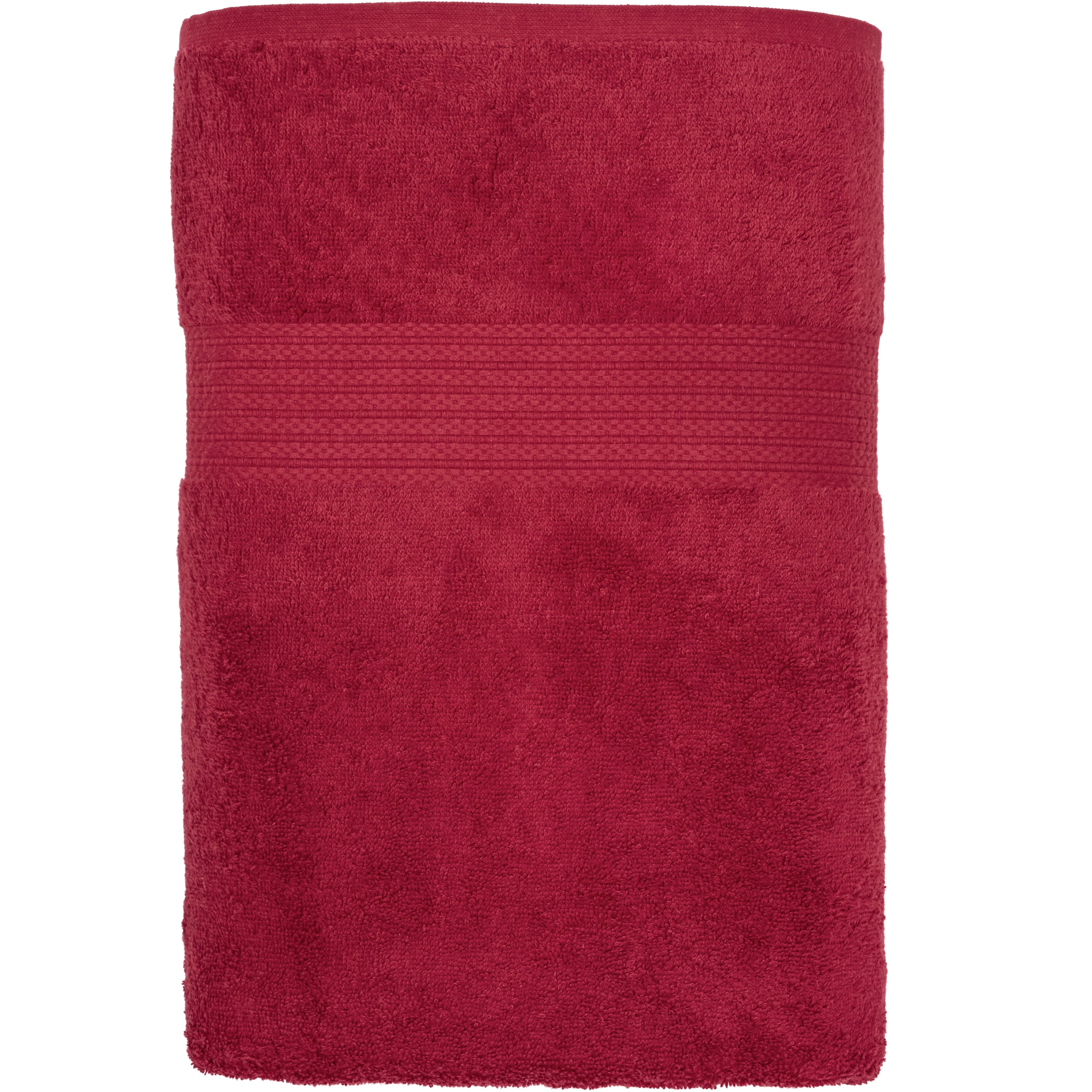 BrylaneHome Oversized Cotton Bath Sheet Towel, Crimson Red Walmart