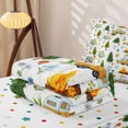 thumbnail image 5 of catabedysis Floral Camping Zipper Twin Comforter Sets with Fitted Sheet and 2 Pillowcases,Caravan Tent Pattern Zipper Bedding Set For Boys,Multicolor,Polkadot Reversible,4 Pieces, 5 of 7