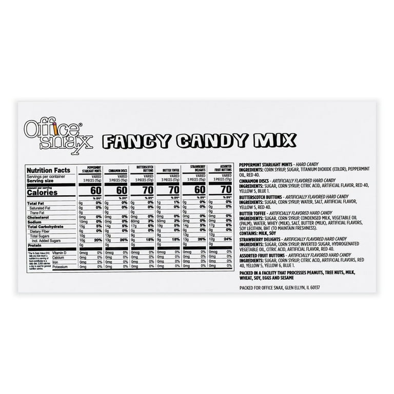 Office Snax 00668 1 lb. Bag Candy Assortments - Fancy Candy