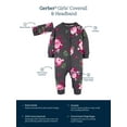 thumbnail image 3 of Gerber Baby Girl Coverall & Headband Outfit Set, 2-Piece, (Newborn - 18 Months), 3 of 13
