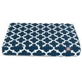 thumbnail image 2 of Majestic Pet | Trellis Shredded Memory Foam Rectangle Pet Bed For Dogs, Removable Cover, Navy, Small, 2 of 5