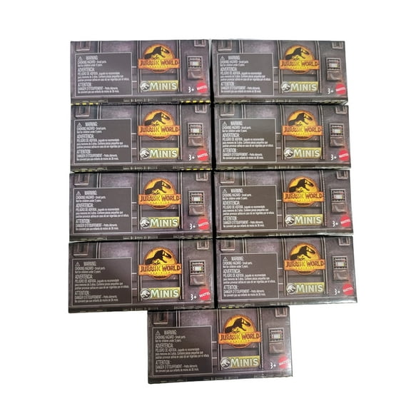 Jurassic World Minis Dinosaurs GWP38-956C Release Complete 9 Pack Set
