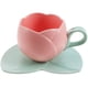 thumbnail image 1 of 1 Juego de Taza de Café con Platillo Taza de Café de Cerámica Diseño de Tulipán Taza de Té Taza de Leche, 1 of 5