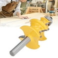 thumbnail image 3 of Architectural Molding Bits, Concise Accumulation Prevention Woodworking Cutter Tool Heat  Coating  For Softwood 8mm,1/4in, 3 of 8