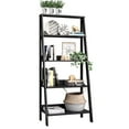 thumbnail image 2 of Madesa Modern Home Ladder Shelf Bookcase, 5-Tier Bookshelf Organizer, Industrial Standing Storage Book Shelves, Bookcase (Black), 2 of 6