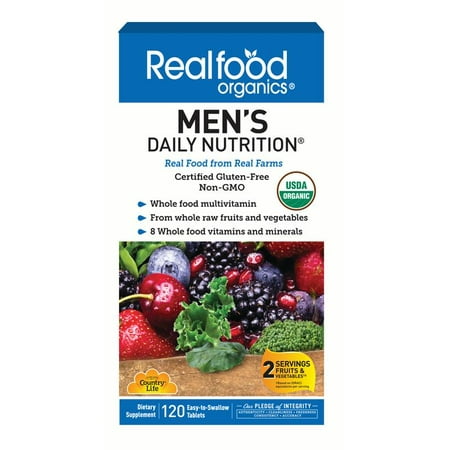 MEN'S REAL FOOD ORGANICS 120 TAB ORGANIC