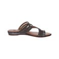 thumbnail image 2 of GC Shoes Womens Harmonie Rhinestone Toe Loop Slide Sandals, 2 of 3