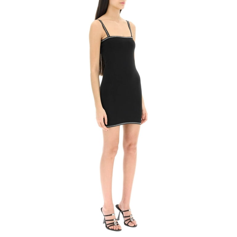 alexander wang fit and flare mini dress green