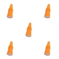 thumbnail image 2 of Advancent Botellas de vino Tapones de silicona Tapa Botella Antifugas Tapón de acero inoxidable Forma de cono Gadget de cocina Beber naranja Type2 NO2, 2 of 6