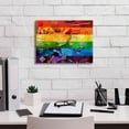 thumbnail image 3 of Epic Graffiti 'Gay' by Artpoptart, Canvas Wall Art, 16"x12", 3 of 8