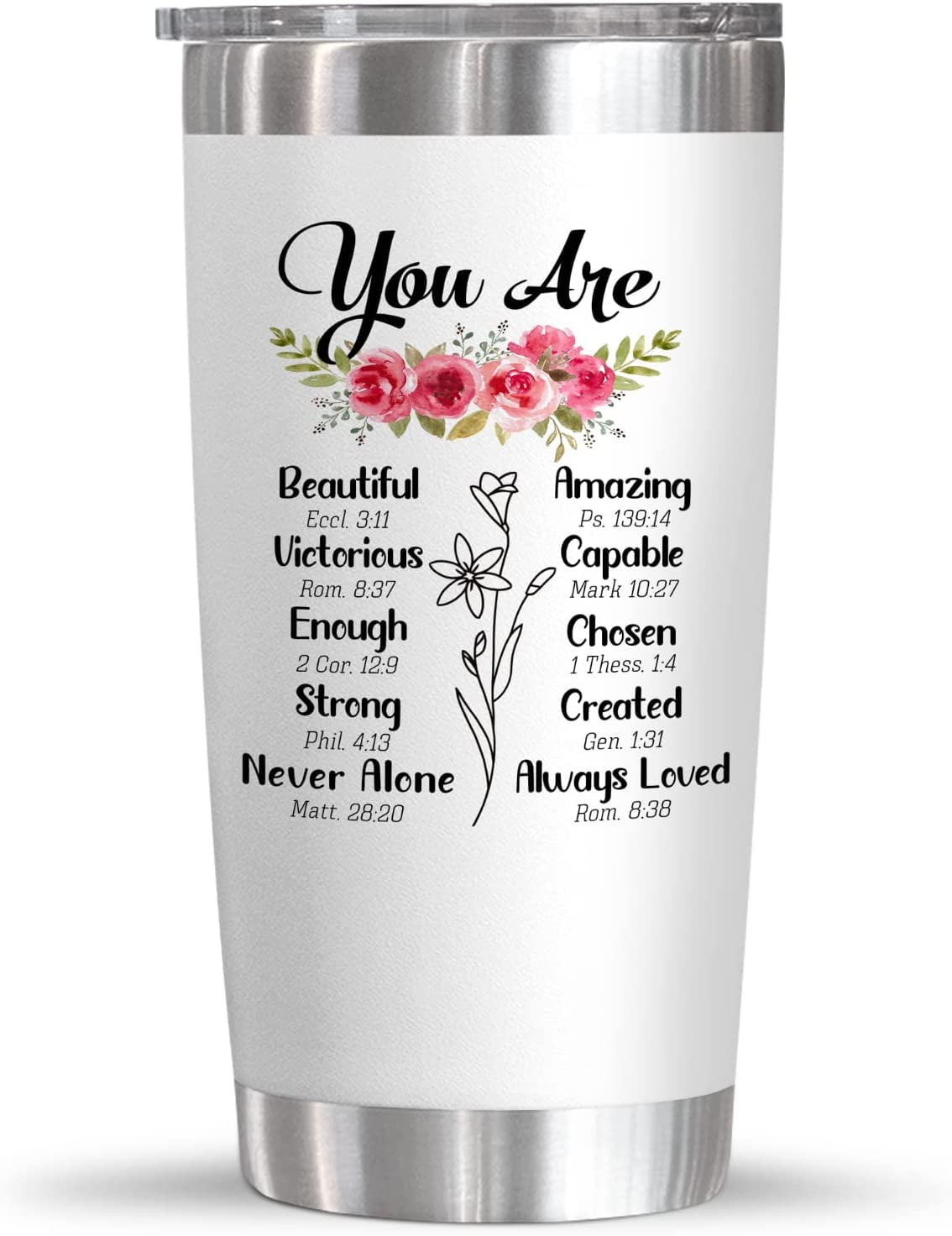 Gifts For Women - Christian Gifts For Women - Inspiration Religious Gifts  Idea - Valentines, Christmas Gifts For Women - Birthday Gifts For Women,  Mom, Friend, Sister - 20 Oz Stainless Steel Tumbler - Walmart.com