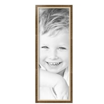 ArtToFrames 9" x 26" Taupe with Silver Lip Picture Frame, 9x26 inch Multi Wood Poster Frame (WOM-4986),  Pack