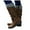Brown, variant on Willtoo Women's Retro Lightweight Boots Non-Slip Half Shaft Wide Shaft Vintage Block Heel Cowboy Boots Winter Boots - Leisure Everyday Size Black US-7(EU-38)