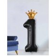 thumbnail image 5 of 2pcs/Pack Black Party Balloon (Including Number & Crown Shaped) For Birthday, Festival Party, 5 of 5