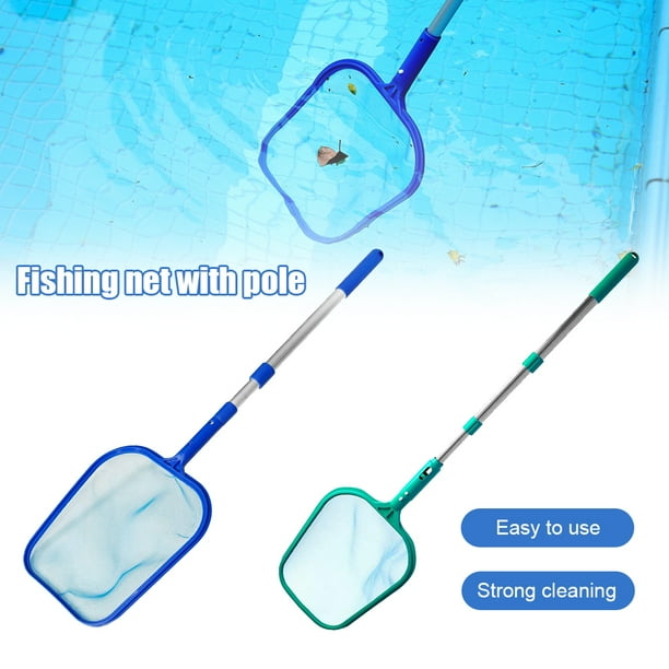 Kyoffiie Pool Leaf Skimmer Net, Swimming Pool 5 Sections Telescopic