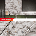 thumbnail image 4 of 1/2/3PCS Large Self-Adhesive Marble Wallpaper – Waterproof Heat-Resistant PVC Film, Peel and Stick Countertop & Wall Covering – for Kitchen, Bathroom, Cabinets, Floors, 4 of 20