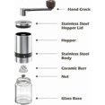thumbnail image 2 of Portable Manual Coffee Grinder - Manual Coffee Grinder with Ceramic Burrs 6 Adjustable Positions, 2 of 5