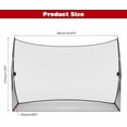 thumbnail image 4 of Bingirl Filet de Golf, Filets d'Entraînement de Golf Robustes 10x7x3ft avec Sac de Transport pour Écrasement dans la Cour Arrière, Entraînement Intérieur Extérieur, 4 of 8
