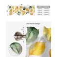 thumbnail image 5 of Tie Up Valance Curtain for Kitchen,Pastoral Gradient Yellow Green Leaves Rod Pocket Short Curtains Adjustable Tie-Up Shade Valances,Spring Cartoon Leaf Window Treatment for Bathroom Living Room, 5 of 8
