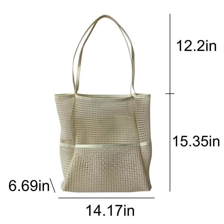 solacol Cloth Storage Bags with Zipper Swimming Beach Bag Swimwear Mesh  Storage Bag Mesh Storage Bag Mesh Storage Bags with Zipper Mesh Beach Bags  and