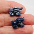 thumbnail image 4 of Wild Sodalite Winged Dragon Animal Figurine | 21x14x9mm | Blue white | 1 Figurine, 4 of 12