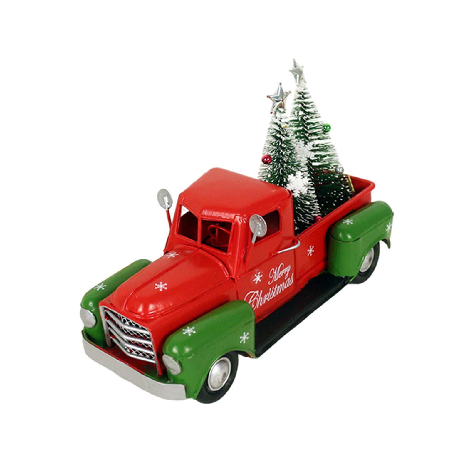 Petit Camion Rouge Décoration De Noël Petit Camion De Noël