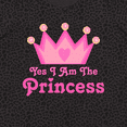 thumbnail image 4 of Inktastic Yes I Am the Princess Crown Women's Plus Size T-Shirt, 4 of 5