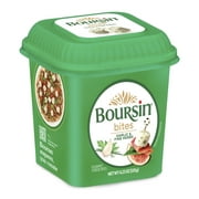 Boursin Bites Garlic & Fine Herbs Cheese Cube Bites, 4.23oz, Plastic Tub, Refrigerated/Chilled
