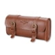 thumbnail image 2 of Soidarity Bolsa frontal Superficie lisa Mano de obra Bolsa montada Contenedor de accesorios mejorados Accesorios para scooter Paquete de manillar Ciclismo Marrón 22.2*9.8*6cm, 2 of 6