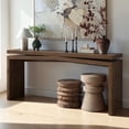 thumbnail image 3 of GZXS Console Table, 60 Inch Farmhouse Sofa Table, Behind Couch Table for Entryway, Hallway, Living Room, Easy Assembly, Deep Rustic Brown, 3 of 8