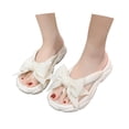 thumbnail image 4 of ibiyuan Jelly Flip Flops for Women Black Thong Sandals Non- Thick Sole Women House Slippers Cushioned Orthofeet Shoes for Women, 4 of 9