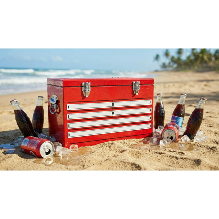 Yakimoto Nostalgia Series 21 Qt. Retro Metal Cooler, Portable