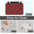 thumbnail image 3 of Zoowhale Dog Food Mat for Floors Absorbent,Quick Dry Cat Pet Feeding Placemats Non Slip for Dog Water Bowl, Pet Supplies for Dogs, Cats(40x60cm,Royal Tartan Plaid Argyle), 3 of 4