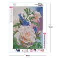 thumbnail image 3 of Cuadros Decorativos 5D bricolaje completo taladro cuadrado diamante pintura flor y pájaro punto de cruz Kit Ehuebsd Nuevos Originales, 3 of 7