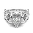 thumbnail image 2 of Womens White Gold Filled Cz Round Ring, 2 of 4