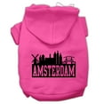 thumbnail image 4 of Pet, Dog  Cat Hoodie Screen Printed, "Amsterdam Skyline", 4 of 10